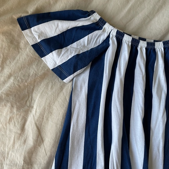 ASOS Striped Off Shoulder Dress - Picture 3 of 6